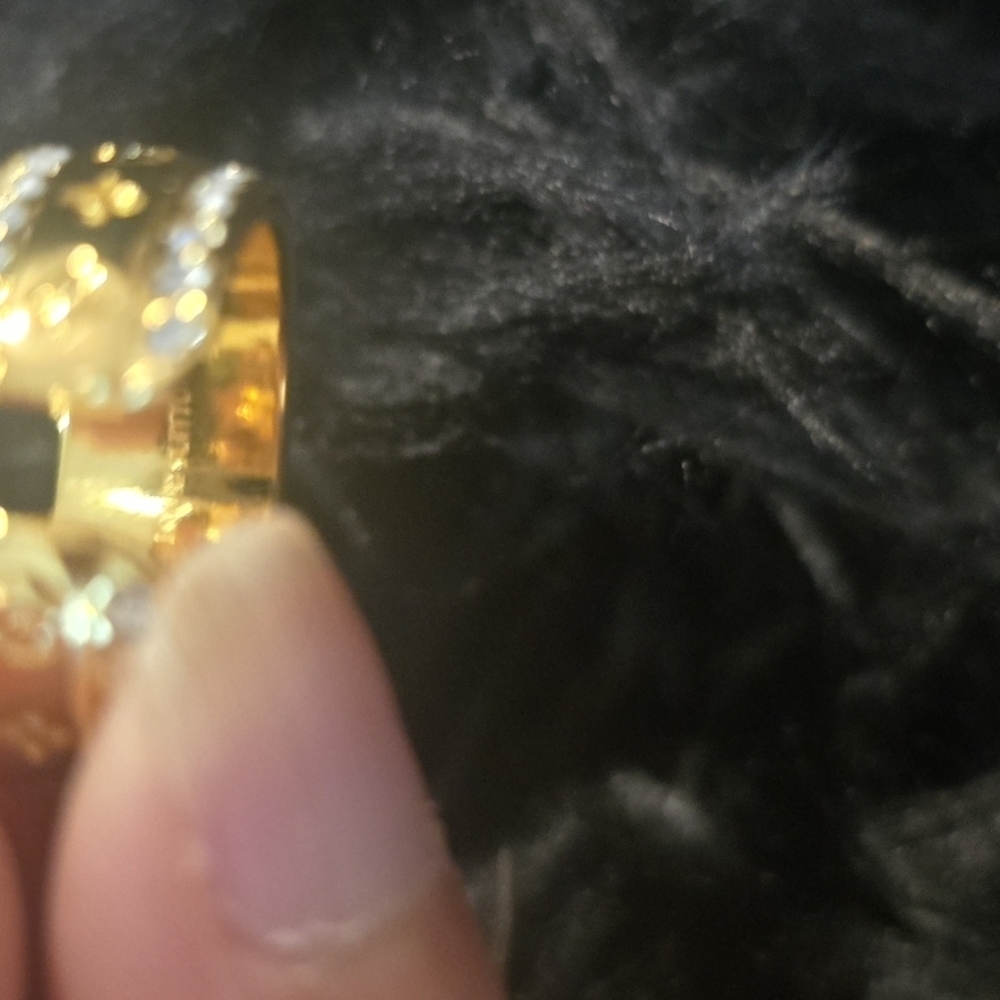 LV 18kgp Gold and Silver Intricate Ring - Picture 6 of 7